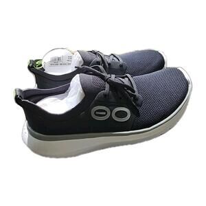 OOFOS OOMY Stride Men's Black White Size 11 US Recovery Walking Shoes NIB Sneak